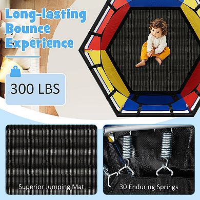 Gymax 48'' Recreational Trampoline for Kids 4 FT Indoor & Outdoor Trampoline