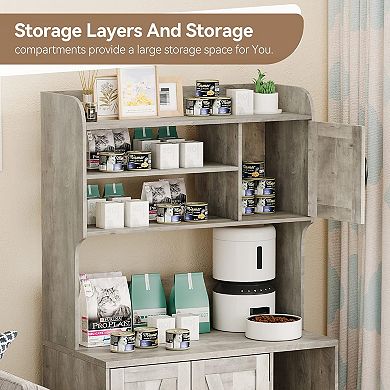 Cat Litter Box Furniture with Storage, Privacy, Easy Access, Versatile Decor, and Simple Assembly