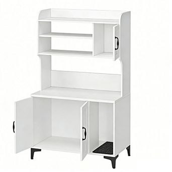 Cat Litter Box Furniture with Storage, Privacy, Easy Access, Versatile Decor, and Simple Assembly