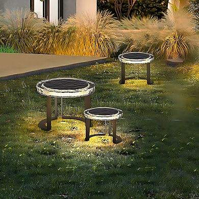 Outdoor Solar Power Led Garden Table//Small