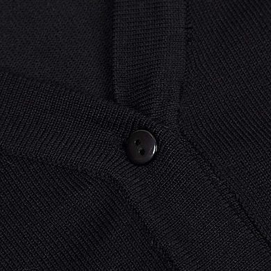 Women's Casual Open Front Knit Cropped Bolero Shrug 3/4 Sleeve Cardigan Sweater