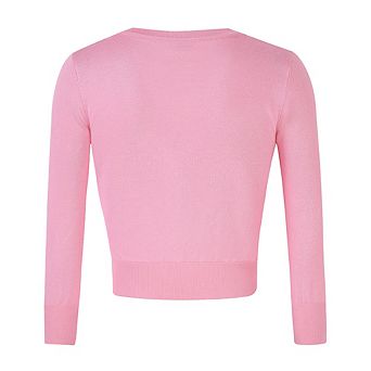 Women's Casual Open Front Knit Cropped Bolero Shrug 3/4 Sleeve Cardigan Sweater