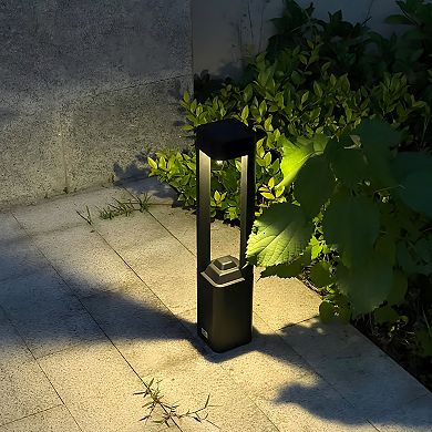 Set of 2 Solar Powered Outdoor Landscaping Path Lights