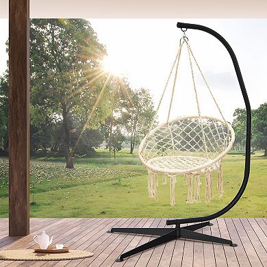 Solid Steel C Hammock Stand Frame