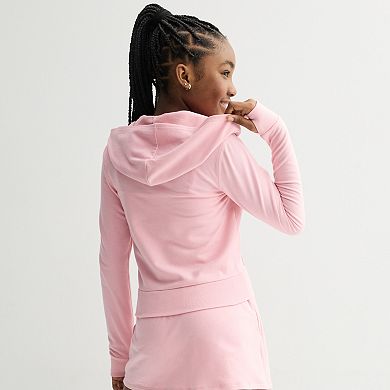 Girls 6-20 SO® Zip Front Hoodie in Regular & Plus Size