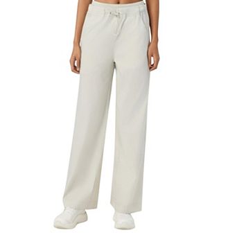 Women's High Waist Wide Leg Sweatpants with Adjustable Drawstring Waistband and Relaxed Fit