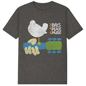 Men's Woodstock 3 Days of Peace & Music Graphic Tee