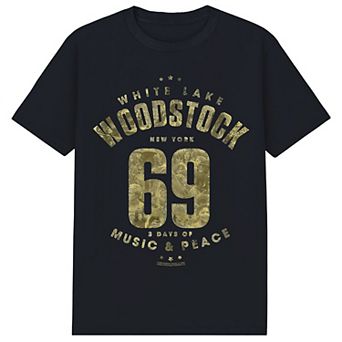 Men's Woodstock White Lake Graphic Tee