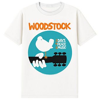 Men's Woodstock Bird In A Circle Graphic Tee