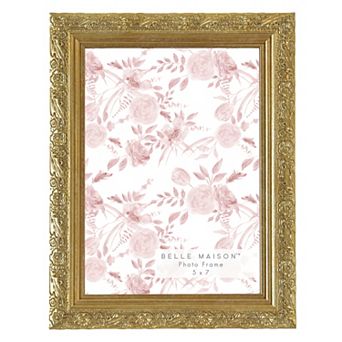 Belle Maison Floral 5" x 7" Photo Frame Table Decor
