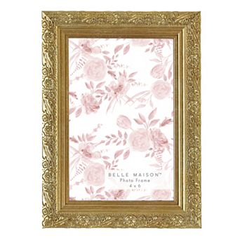Belle Maison Floral 4" x 6" Photo Frame Table Decor