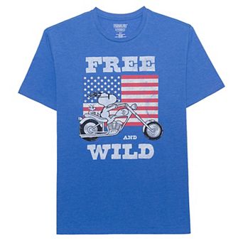 Big & Tall Free and Wild Graphic Tee