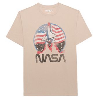 Big & Tall NASA Rocket Graphic Tee
