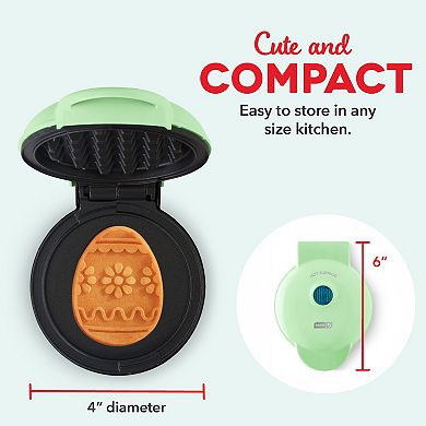 Dash Easter Egg Mini Waffle Maker