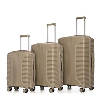 3 pc Spinner Wheel Luggage Carry on Suitcase