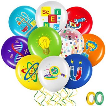 60 pc Science Party Balloons Science Latex Balloons Scientist Birthday Classroom Chemistry Lab