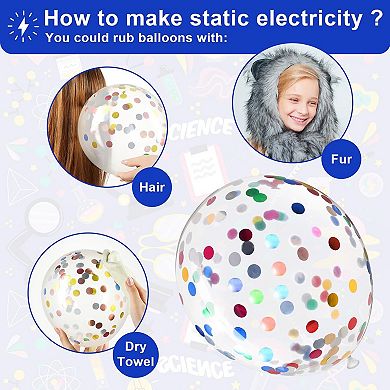 60 Pieces Science Party Balloons Science Latex Balloons Scientist Birthday Classroom Chemistry Lab
