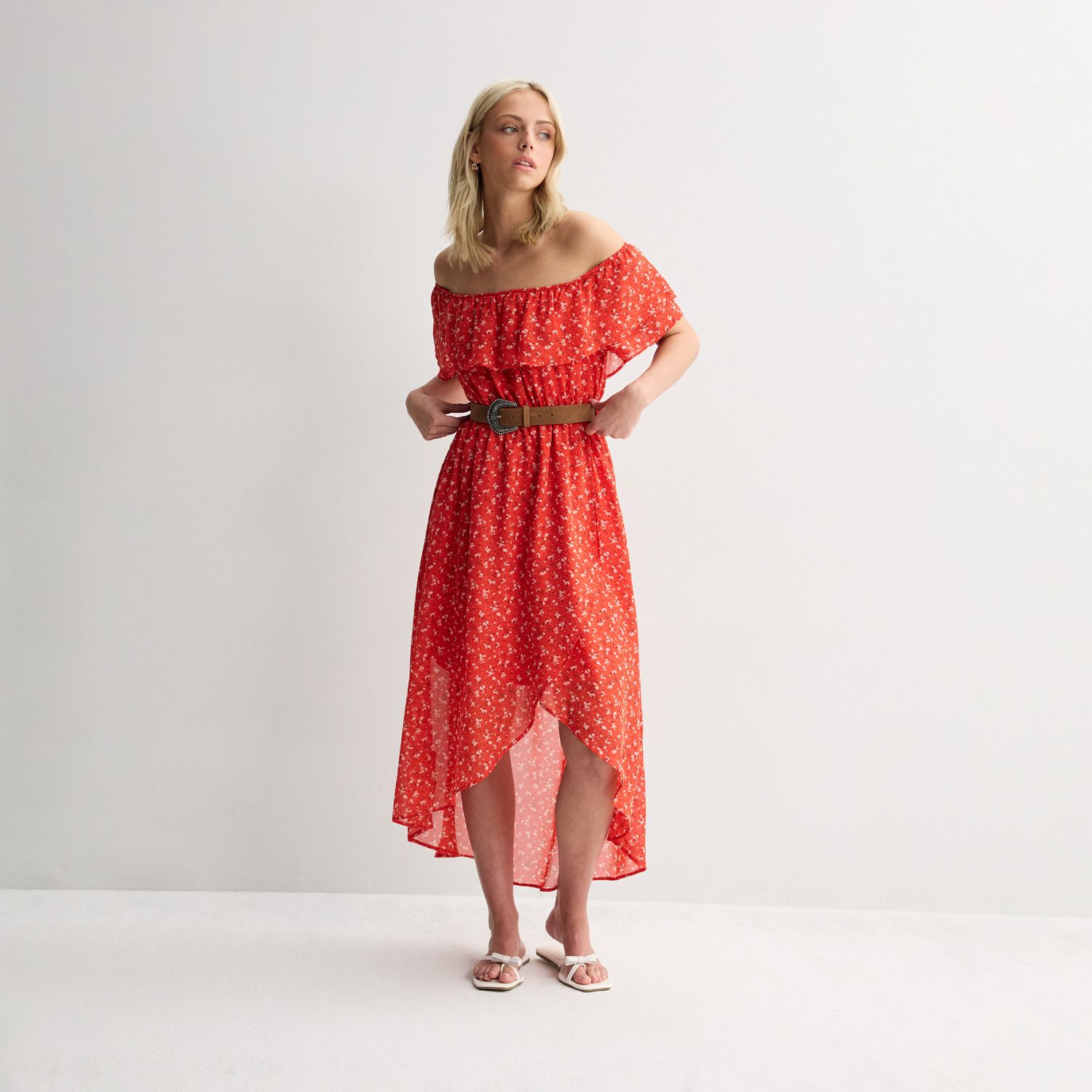 Женские платья WallFlower Juniors' WallFlower Daisy Hi-Low Belted Maxi Dress