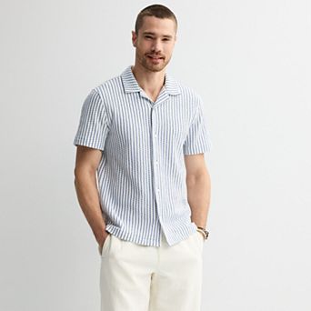 Big & Tall Apt. 9® Knit Button-Up Shirt
