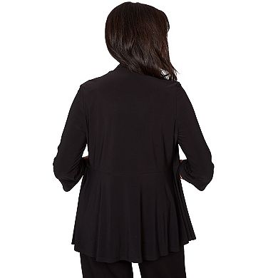 Women's Alfred Dunner Border Print Two-in-One Top