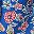 Blue Multi Floral