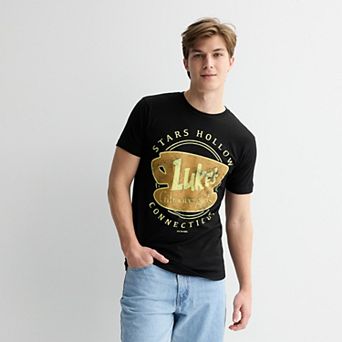 Men's Gilmore Girls Luke's Diner Stars Hollow Connecticut Graphic Tee