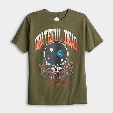 Grateful Dead Skull & Roses Graphic Tee