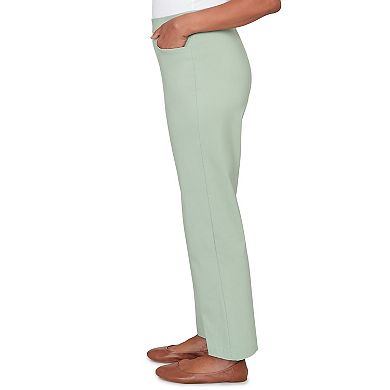 Women’s Alfred Dunner Tailored Stretch Front Pocket Short Length Pants