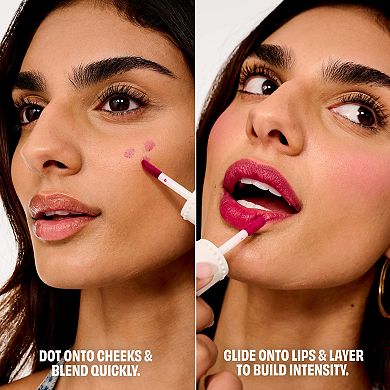 Benetint Bliss Liquid Lip + Cheek Blush Stain Duo Makeup Gift Set