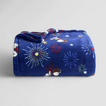 The Big One® Peanuts Snoopy Americana Plush Throw Blanket