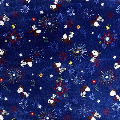 The Big One® Peanuts Snoopy Americana Plush Throw Blanket