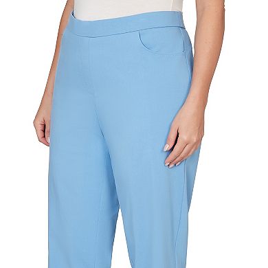 Plus Size Alfred Dunner Tailored Stretch Front Pocket Short Length Pants