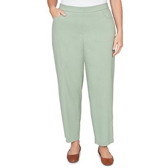 Plus Size Alfred Dunner Tailored Stretch Front Pocket Short Length Pants