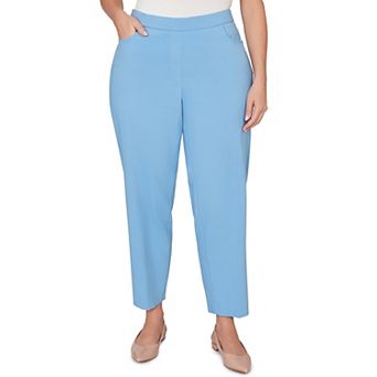 Plus Size Alfred Dunner Tailored Stretch Front Pocket Short Length Pants