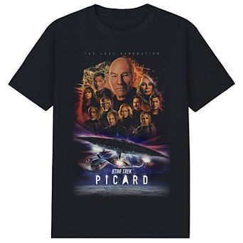 Men's Star Trek Picard The Last Generation Graphic Tee