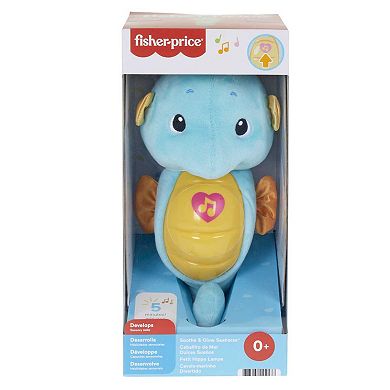 Fisher-Price Soothe & Glow Seahorse Soft Plush Toy