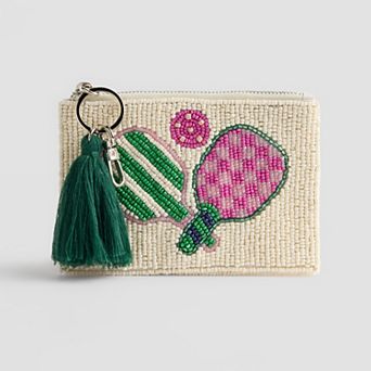 SOL and MER Beaded Coin Purse