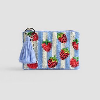 SOL and MER Beaded Coin Purse