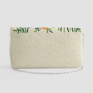 SOL and MER Beaded Clutch Purse