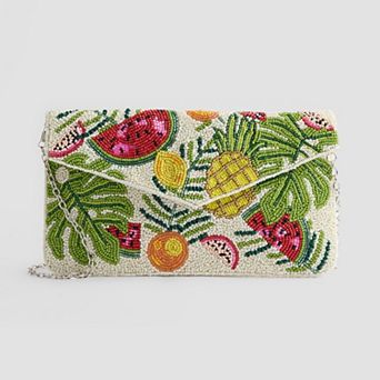 SOL and MER Beaded Clutch Purse