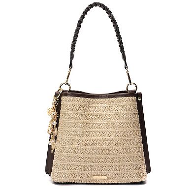 BCBGeneration Triple Entry Bucket Bag with Handoff & Crossbody Strap