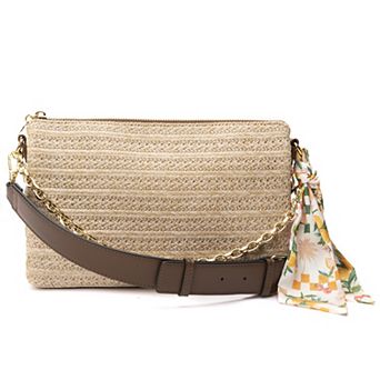 BCBGeneration Double Compartment Top Zip Crossbody Bag