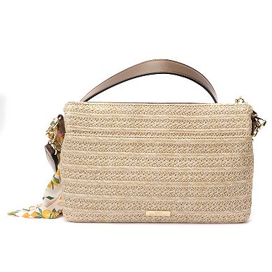 BCBGeneration Double Compartment Top Zip Crossbody Bag