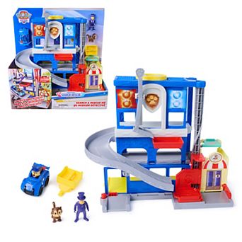 PAW Patrol Search & Rescue HQ Playset with Chase Racer, Humdinger & Kitty