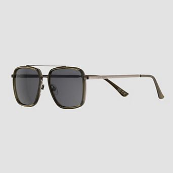 Men's Dockers® 57mm Metal Aviator Sunglasses