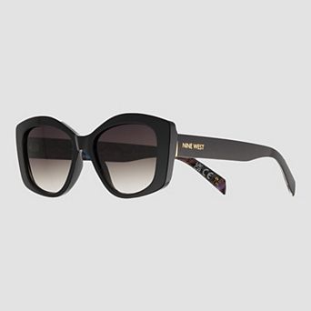 Women's Nine West 150mm Plastic Butterfly Sunglasses
