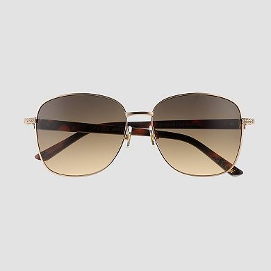Women's Nine West 59mm Metal Aviator Sunglasses