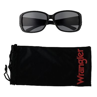 Women's Wrangler 55mm Plastic Square Sunglasses