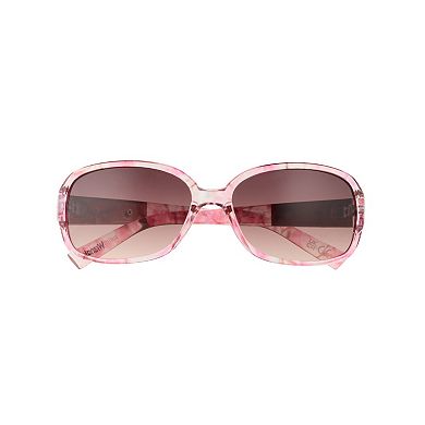 Women's Wrangler 60mm Plastic Rectangle Sunglasses