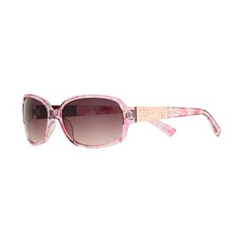 Women's Wrangler 60mm Plastic Rectangle Sunglasses